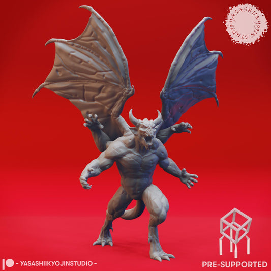 Flying Gargoyle Resin Miniature: DnD RPG Tabletop Figurine
