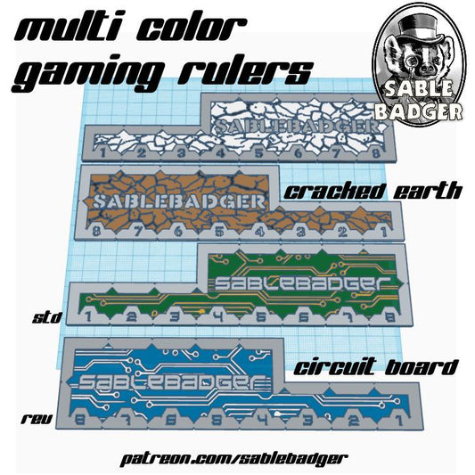 3D Printed Wargaming Ruler: Durable PLA Measuring Tool