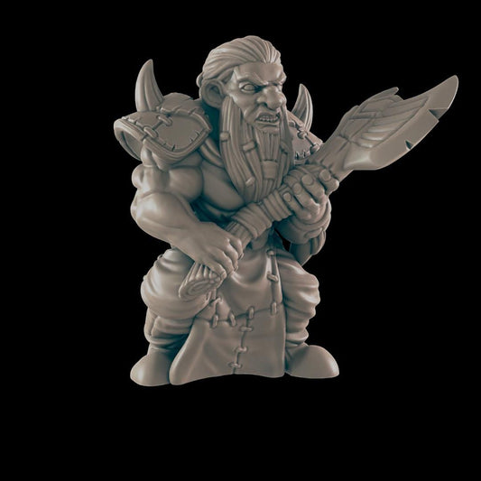 Barbarian Miniatures: 28-32mm Resin RPG Wargame Figure