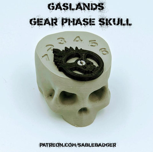 Gaslands Gear Phase Skull: 3D Printed Car Combat Tracker