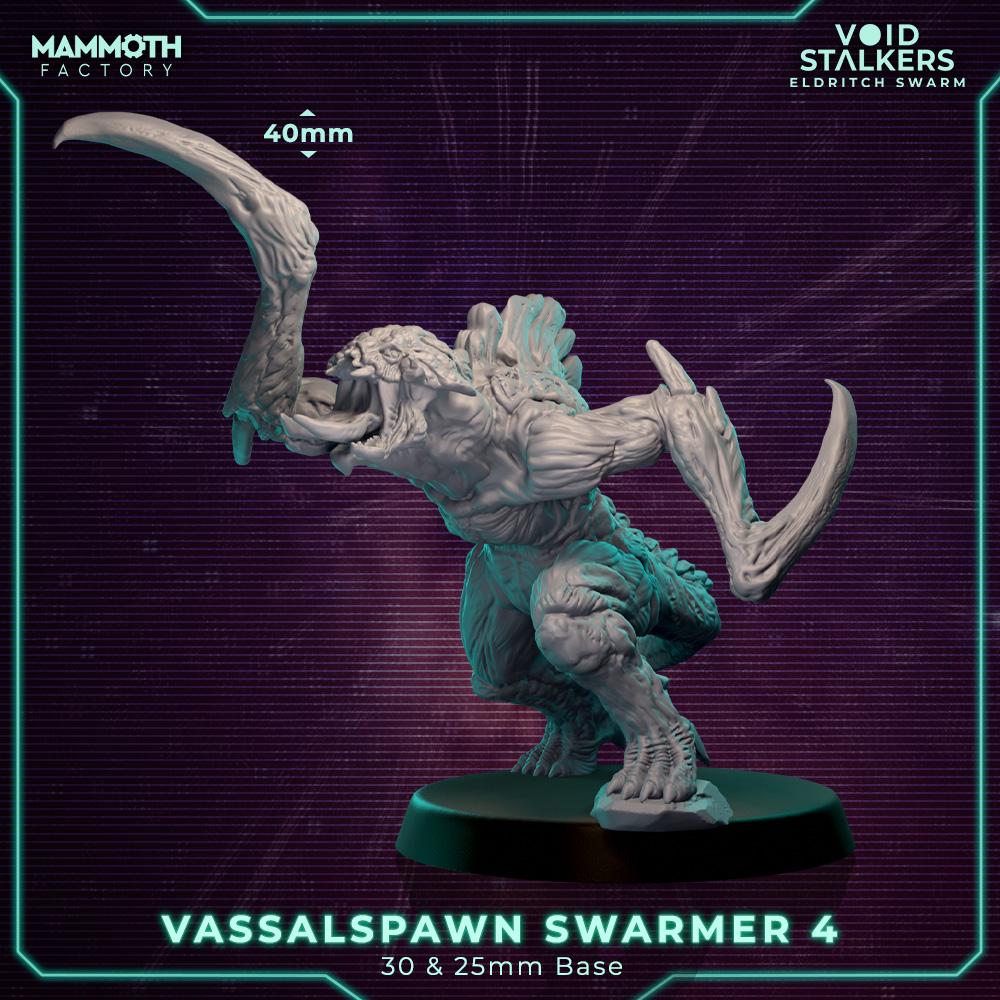 Vassalspawn Swarmers: 32mm Grimdark Alien Miniatures - Set of 10