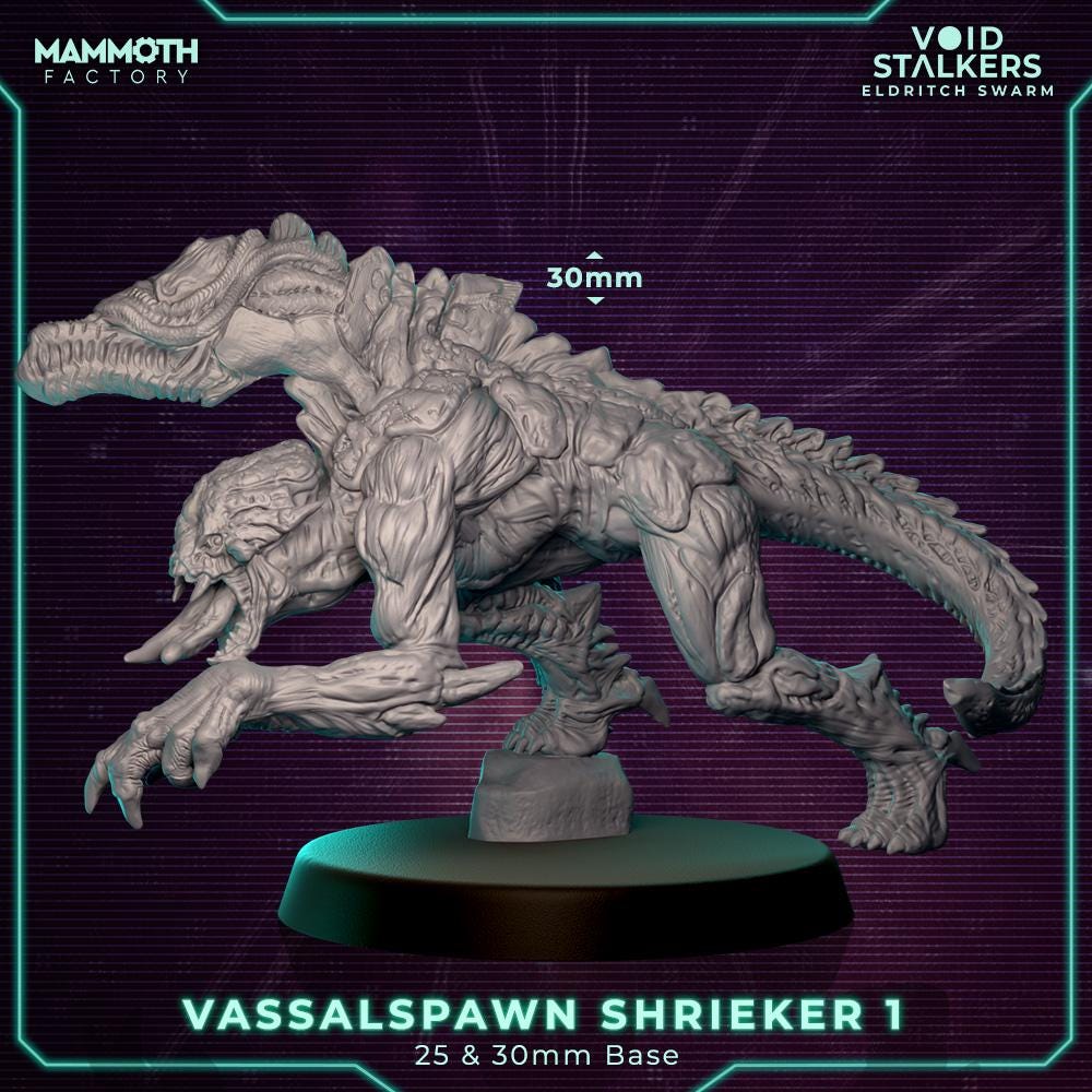 Vassalspawn Shriekers Resin Miniatures (Set of 13): Grimdark Alien Horde