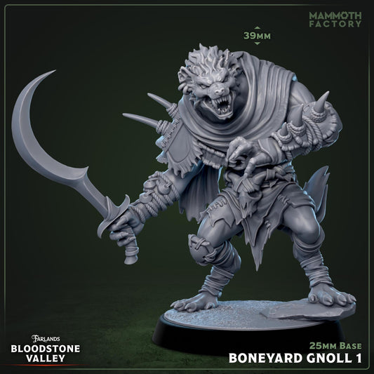 Gnoll Resin Miniatures - Mammoth Factory - Bloodstone Valley - Wargames and DND