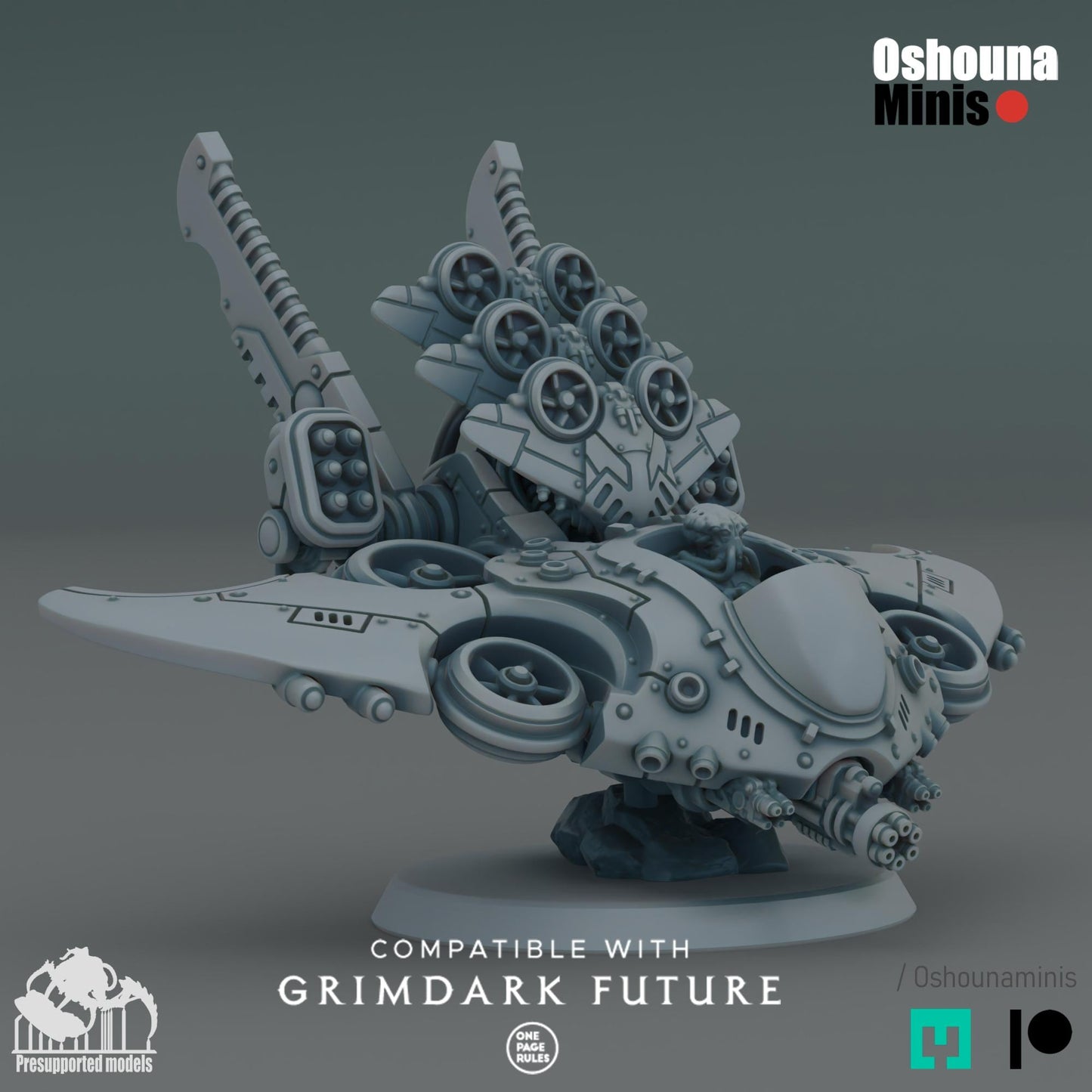 S.E.A Coalition - Drone Carrier : 28mm Resin Sci-Fi Wargame Miniature