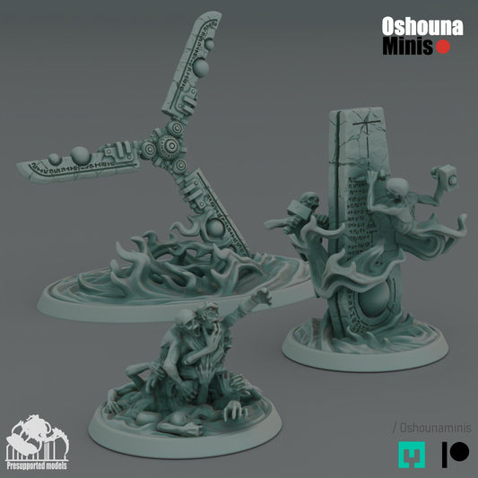 Doomed Empire Spells: 32mm Robot Legions Miniatures - For miniature wargaming or rpgs